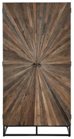 Dulap, maro, din lemn reciclat, Armoire