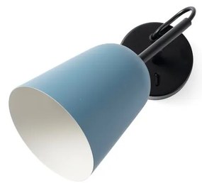 Aplica de perete design modern Studio albastru