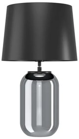 Lampă de masă Eglo 390063 CUITE 1xE27/40W/230V negru/fumuriu