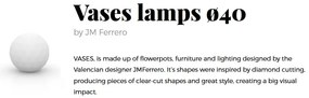 CORP DE ILUMINAT LED RGB DECORATIV VASES LAMPS 40cm