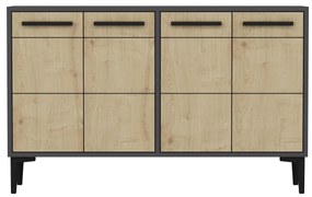 Comodă Daduko (antracit + stejar zafir) . 1095294