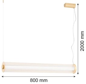 Lustră LED pe cablu Argon 8627 HAMPTON LED/60W/230V 3000K
