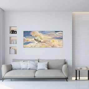 Tablou - Meduză Cerească (120x50 cm)