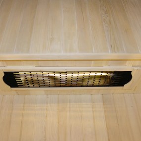 Infračervená sauna/ tepelná kabína Trondheim s plnospektrálnymi žiaričmi a drevom Hemlock
