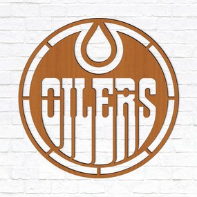 DUBLEZ | Edmonton Oilers - Logo pentru perete