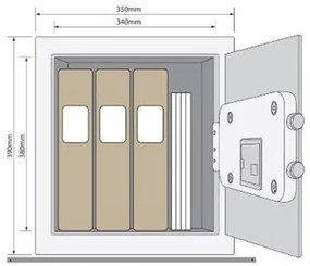 Trezor YALE Model Office YSV390DB2