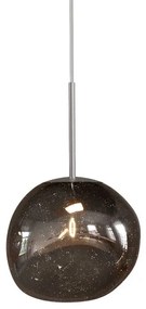 Lustra, Pendul modern cu glob sticla fumurie LIQUID DIAMOND 20cm