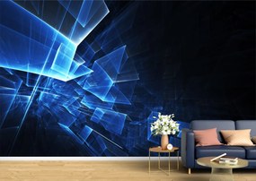 Tapet Premium Canvas - Circuite si trasee de lumina abstract
