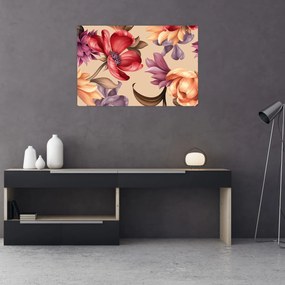 Tablou - Flori de epocă (90x60 cm)