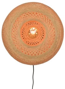 Aplica eco din bambus Palawan natur, 40x15cm