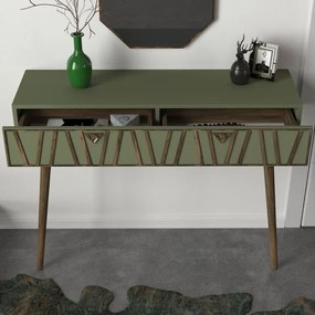 Masuta Auxiliara ForestAynalı Walnut-Dark Green