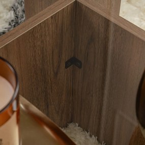 Masă de cafea Flavio Walnut