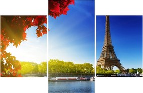 Tablou - toamna la Paris (90x60 cm)