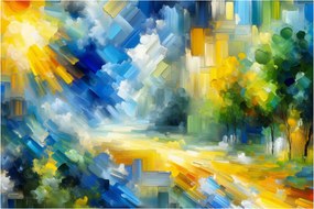 Tablou - Zi însorită abstractă (90x60 cm)