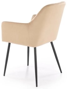 Scaun K558 velvet bej