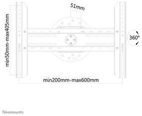 Suport perete NM 37"-75" 50kg ng