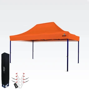 Cort evenimente 3x4,5m - fara 3 pereti - Portocaliu