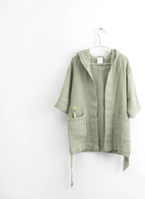 Halat din in pentru copii Linen Tales Nature, măr. 122 - 128, verde