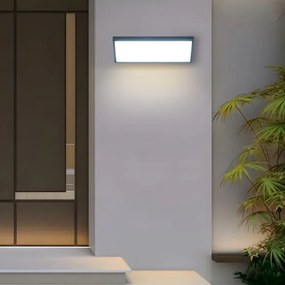 Brilagi - Aplică LED de exterior pentru perete cu senzor TRIANGLE LED/42W/230V antracit IP65