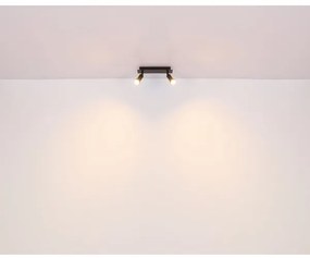 Spot DREW 2xGU10/35W/230V negru Globo 57998-2