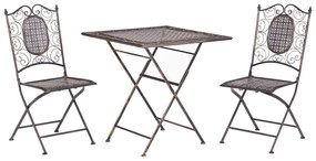 Set mobilier de grădină Beatriz (negru) (pentru 2 persoane). 1035527