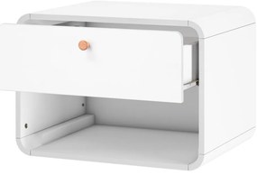 Noptieră suspendată Støraa Cassie, alb