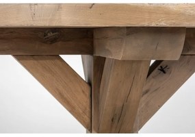 Masa dining, din lemn masiv de stejar reciclat, Honore