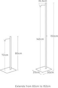 Suport pentru flori din metal (înălțime 80 cm) Tower – YAMAZAKI