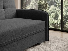 Fotoliu extensibil LAINE, negru