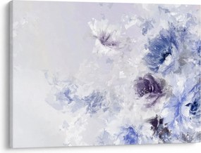 Tablou - Flori,pictură texturată (70x50 cm)