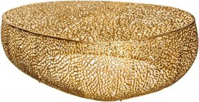 Masuta cu aspect deosebit Leaf 120cm, auriu