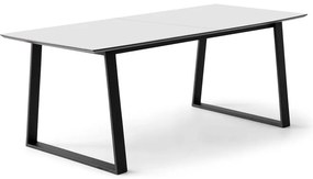 Masă de dining albă extensibilă cu blat alb 100x210 cm Meza – Hammel Furniture