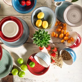 Mäser Set de 6 boluri Bel Tempo 14 cm, albastru