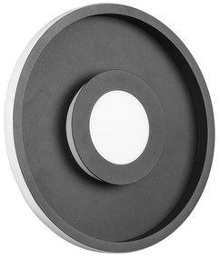 Plafonieră negru-mat LED din metal ø 30 cm Ascari – Trio