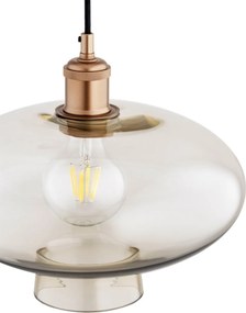 Lustra/pendul design decorativ TRESCO cupru/champagne