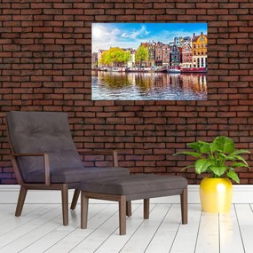 Tablou - Case dansatoare, Amsterdam (90x60 cm)