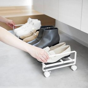 Pantofar alb din metal 83,5x14,5x27,5 cm Tower – YAMAZAKI