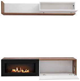 Mobilier living Dalton RSW DLB (stejar sterling + alb mat). 1097683