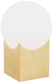 Lampa de masa minimalista AUSTIN auriu/alb