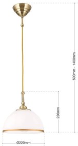 Lustra/Pendul stil clasic OLD LAMP patina