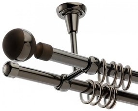 Galerie dubla tavan James onyx 19mm/19mm (Alege marime: 200 cm)