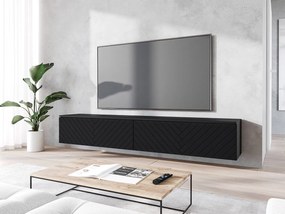 Dulap TV Dlana 180 MDF (Negru grafit +  Negru) . 1106207