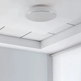 Plafonieră BOGDAN 2xE27/20W/230V d. 33 cm alb