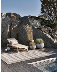 Covor tip traversă pentru interior și exterior maro/bej 70x160 cm Hugo Walnut Linen – Pappelina