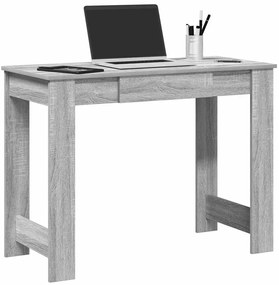 vidaXL Birou Gri Sonoma 100x45x75 cm lemn prelucrat