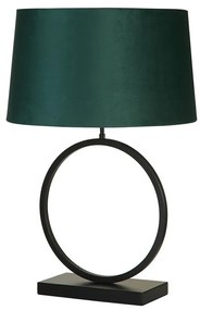 Veioza/Lampa de masa decorativa Elegant negru/verde
