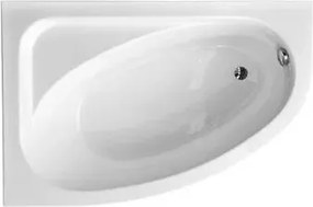 Cada asimetrica Besco Cornea 140x80 cm montaj stanga
