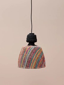 Lustra impletita din fibra de banana si iuta naturala, ø30 cm, "Tourmaline"