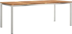 vidaXL MasaDeCina Maro 200 x 90 x 75 cm Lemn solid de tec