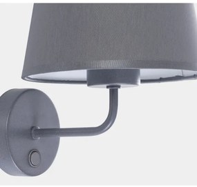 Lampă de perete MAJA 1xE27/15W/230V gri